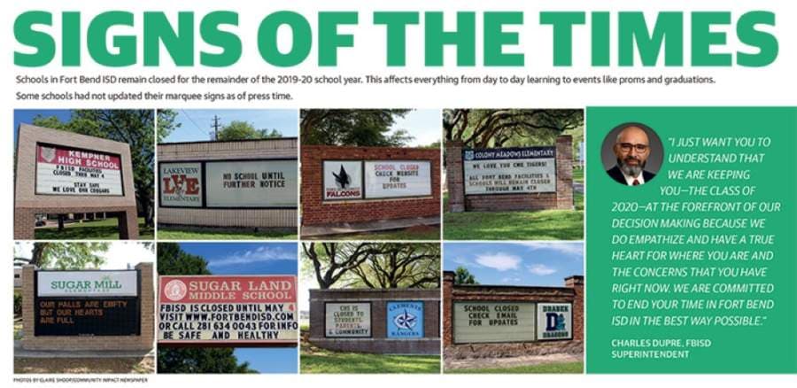 Finishing school during COVID-19: Fort Bend ISD postpones graduations, students will complete the school year online