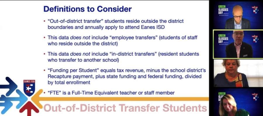 Eanes ISD board of trustees considers marketing efforts to attract out-of-district transfers