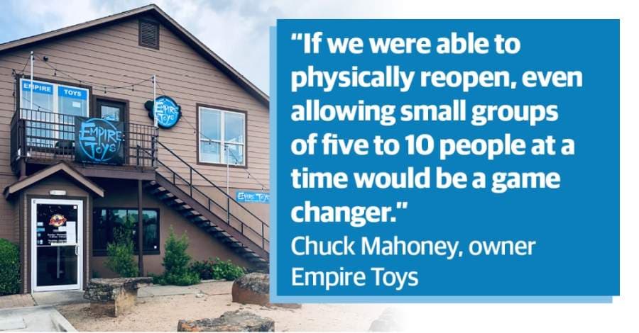 Empire Toys in Keller ready for fewer COVID-19 retail restrictions
