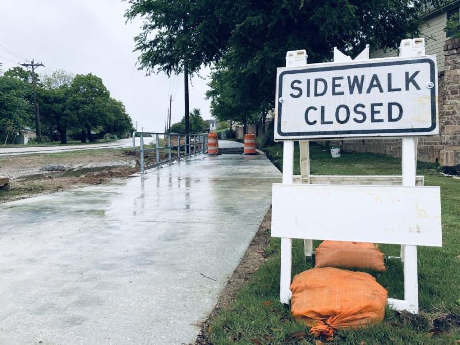 City of Keller nears completion on $1.1 million safe-sidewalk project
