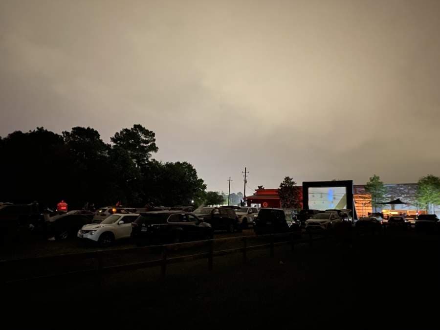 Fortress BeerWorks in Spring begins screening weekly drive-in movies