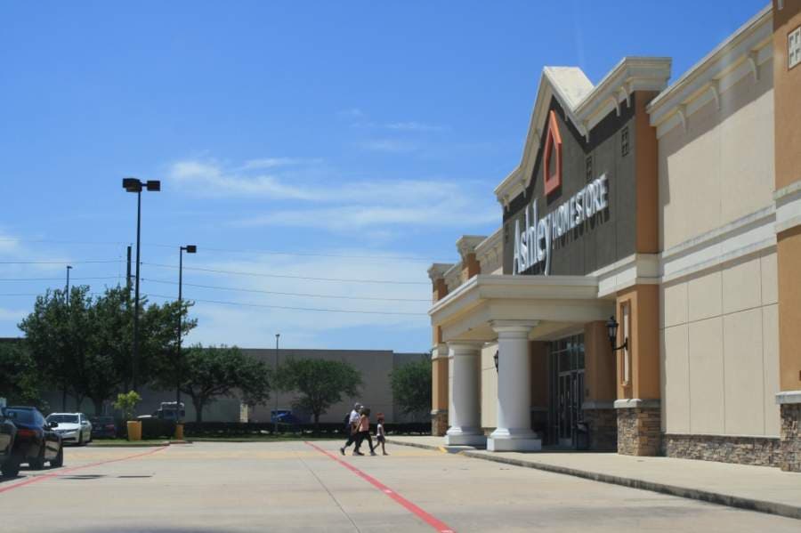 Located at 19660 Restaurant Row, Houston, Ashley HomeStore was open for customers May 3. (Jen Para/Community Impact Newspaper)