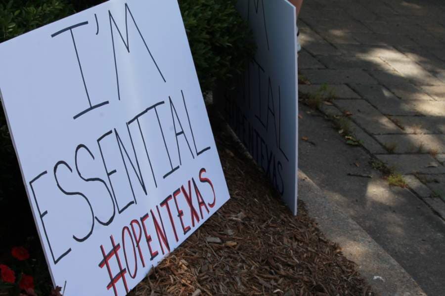 Many speakers mentioned as a concern the restrictions placed on workers during the outbreak. (Andy Li/Community Impact Newspaper)