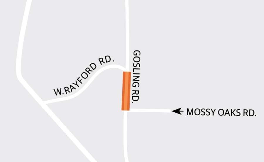 Gosling Road Segment 2 upgrades to wrap up this month