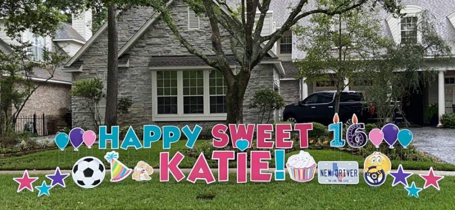 Cypress Yard Greetings offers a variety of letters and accents. (Courtesy Cypress Yard Greetings)