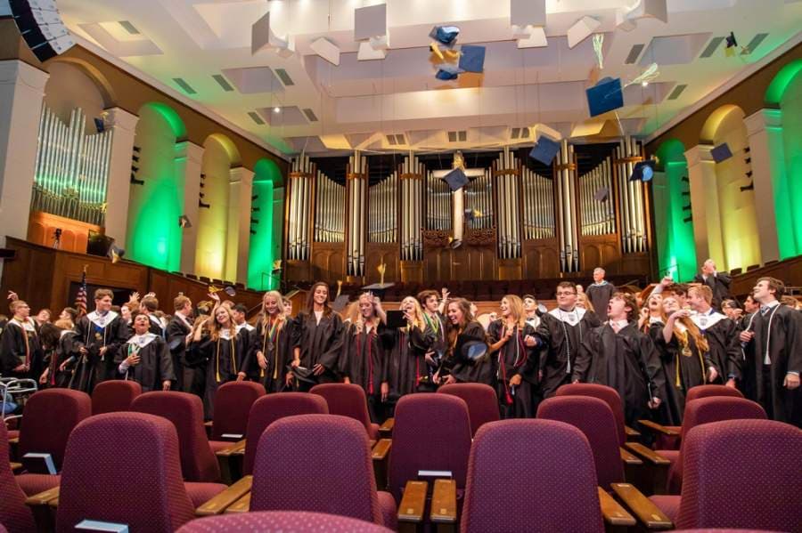 Legacy Christian Academy will hold an in-person baccalaureate/commencement ceremony at Toyota Stadium for its graduates this year. (Courtesy Legacy Christian Academy)