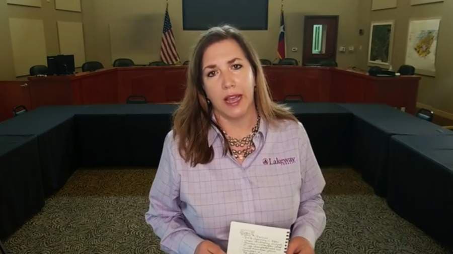 Lakeway Mayor Sandy Cox highlights community resources in live broadcast May 7