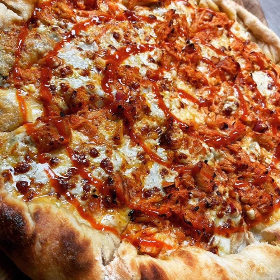 eight11 Place recently introduced its Frisco Chicken pizza. (Courtesy eight11 Place)