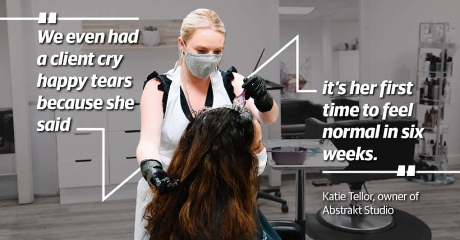 GALLERY: 3 Frisco hair salons begin welcoming clients on first day of reopenings