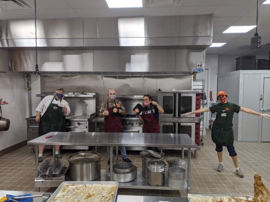The Abundant Harvest Kitchen prepares dozens of meals daily. (Courtesy The Abundant Harvest Kitchen)