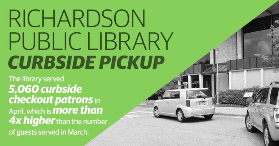 Richardson library sees uptick in curbside checkout, digital downloads during shutdown