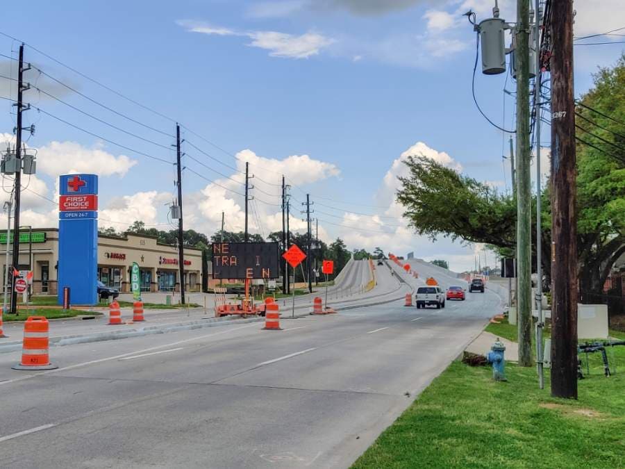 Work on Rayford Road was completed in April. (Ben Thompson/Community Impact Newspaper)