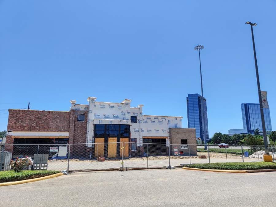Whiskey Cake is under construction in Oak Ridge North. (Ben Thompson/Community Impact Newspaper)
