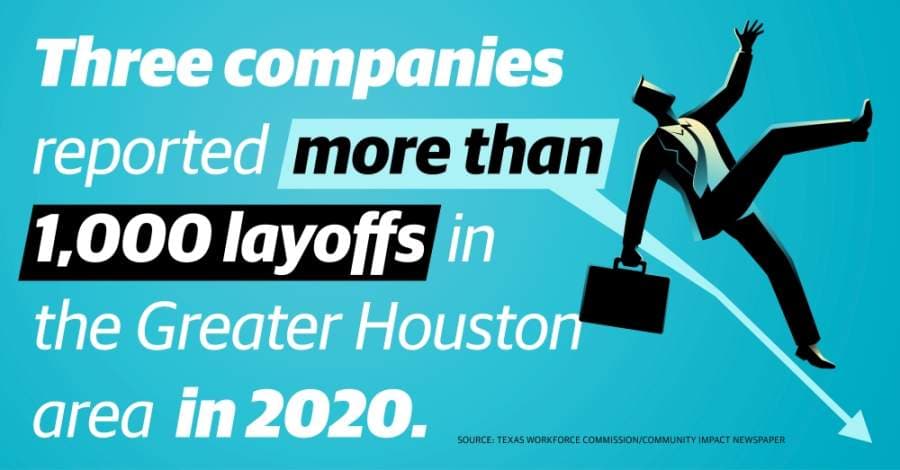 DATA: Here are companies with the highest number of Houston-area layoffs so far in 2020
