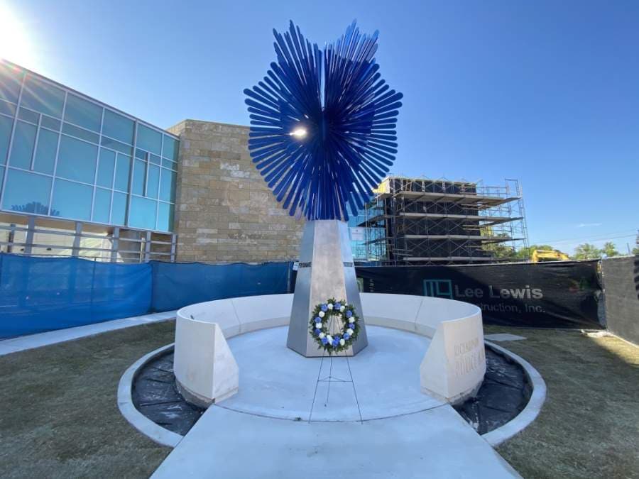 The installation was two years in the making. (Courtesy Richardson Police Department)