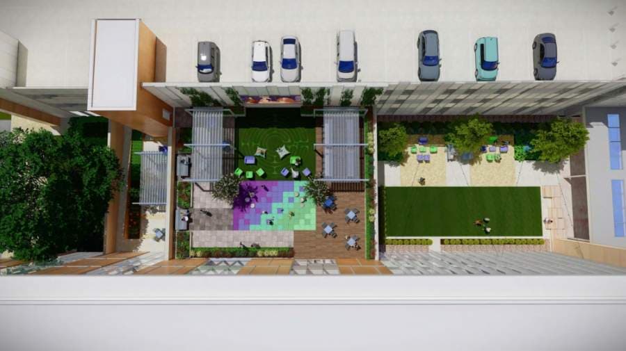 The rooftop garden will be 3,827 square feet, according to plans presented May 14.