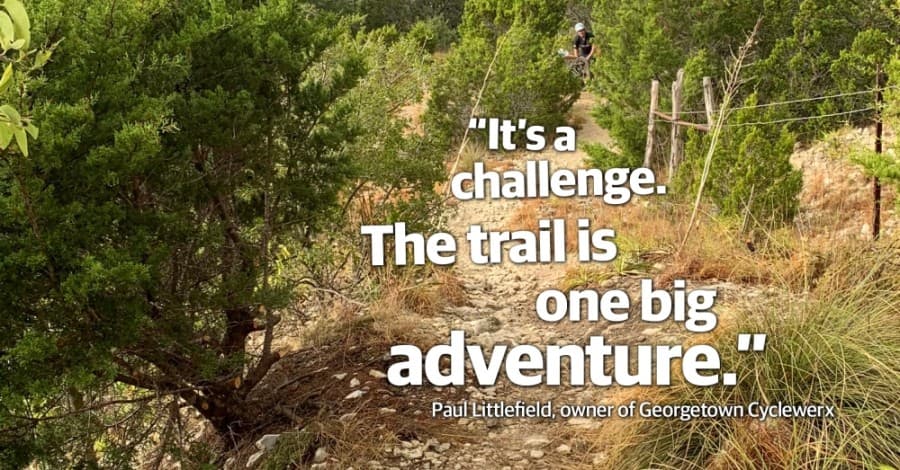Slaying ‘The Dragon': Goodwater Trail at Lake Georgetown draws adventure-seeking cyclists