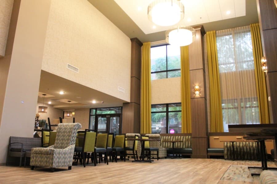 The city of Keller’s first hotel, a Hampton Inn & Suites, is expected to open May 28. (Ian Pribanic/Community Impact Newspaper)