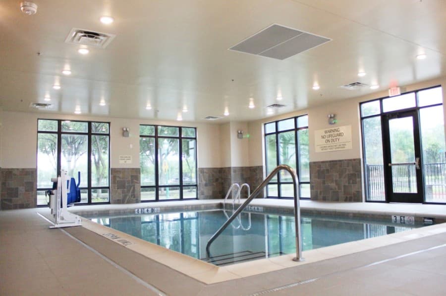 The city of Keller’s first hotel, a Hampton Inn & Suites, is expected to open May 28. (Ian Pribanic/Community Impact Newspaper)