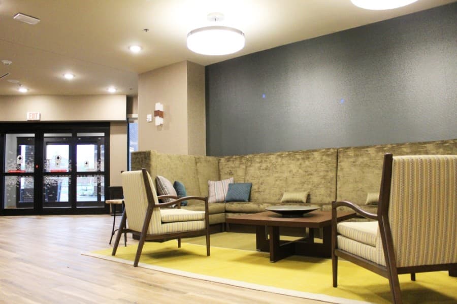 The city of Keller’s first hotel, a Hampton Inn & Suites, is expected to open May 28. (Ian Pribanic/Community Impact Newspaper)