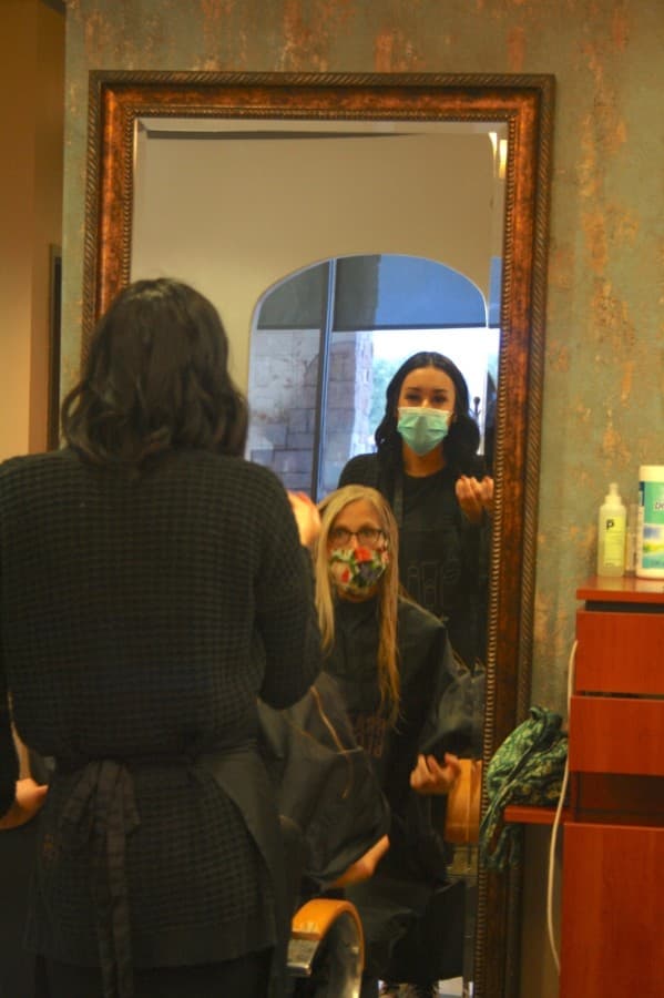Salons are requiring clients and staff to wear masks when inside. (Danica Smithwick/Community Impact Newspaper)