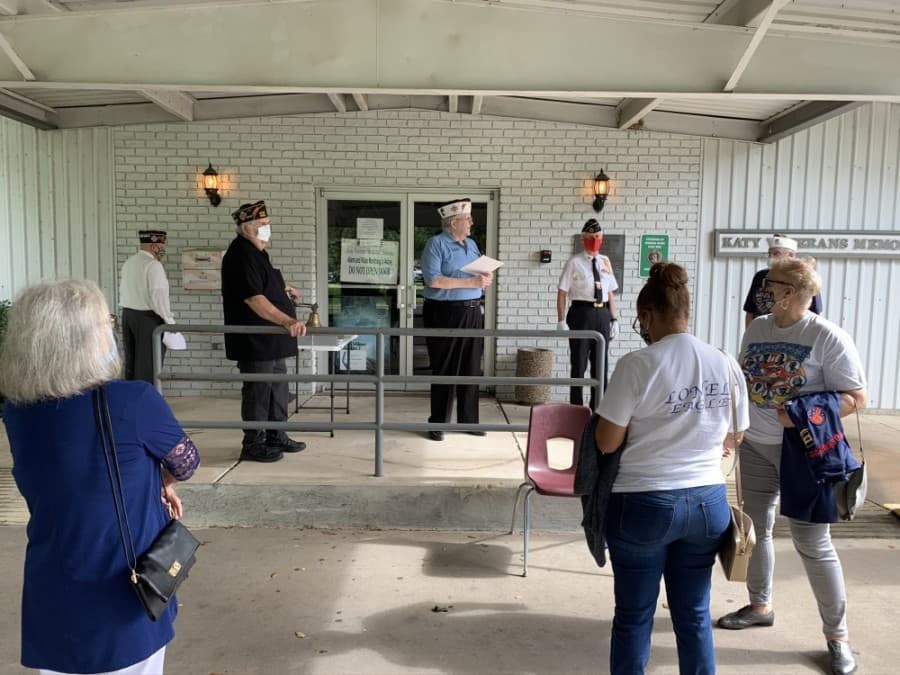 Katy VFW Post 9182 held two events to honor the fallen for Memorial Day. (Courtesy Don Byrne)