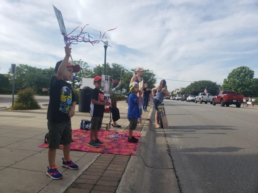 Georgetown ISD celebrated seniors with a parade May 29 after their final semester was cut short due to the coronavirus pandemic. (Ali Linan/Community Impact Newspaper)