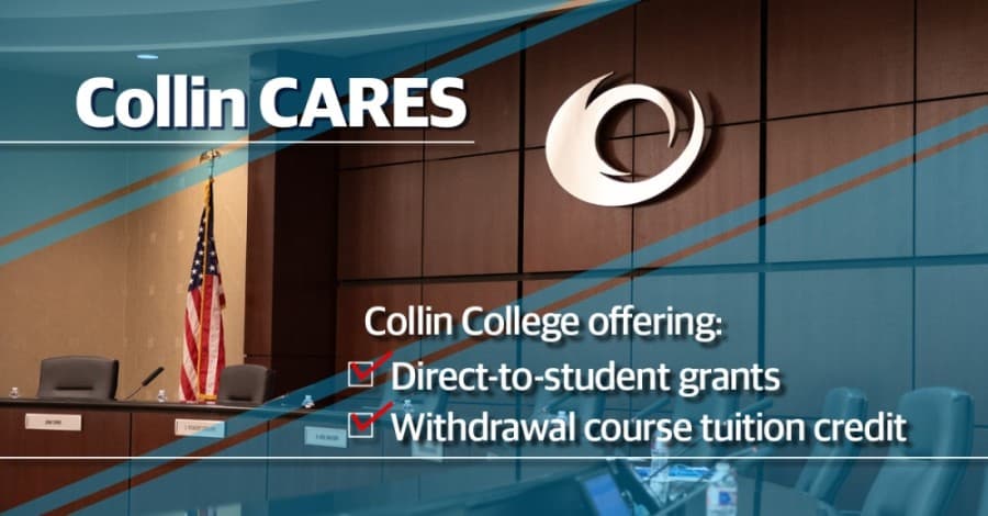 Collin College offering grants, tuition credit for students affected by coronavirus pandemic