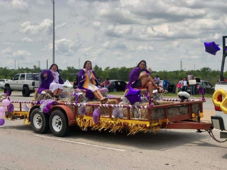 GALLERY: Here’s how a parent-led parade honored San Marcos High School seniors