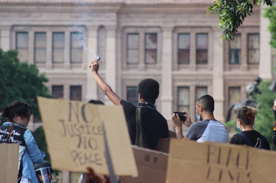 Concerns over violence from outside groups force organizers to cancel ‘Justice for them All’ protest at Texas Capitol; demonstrations persist downtown