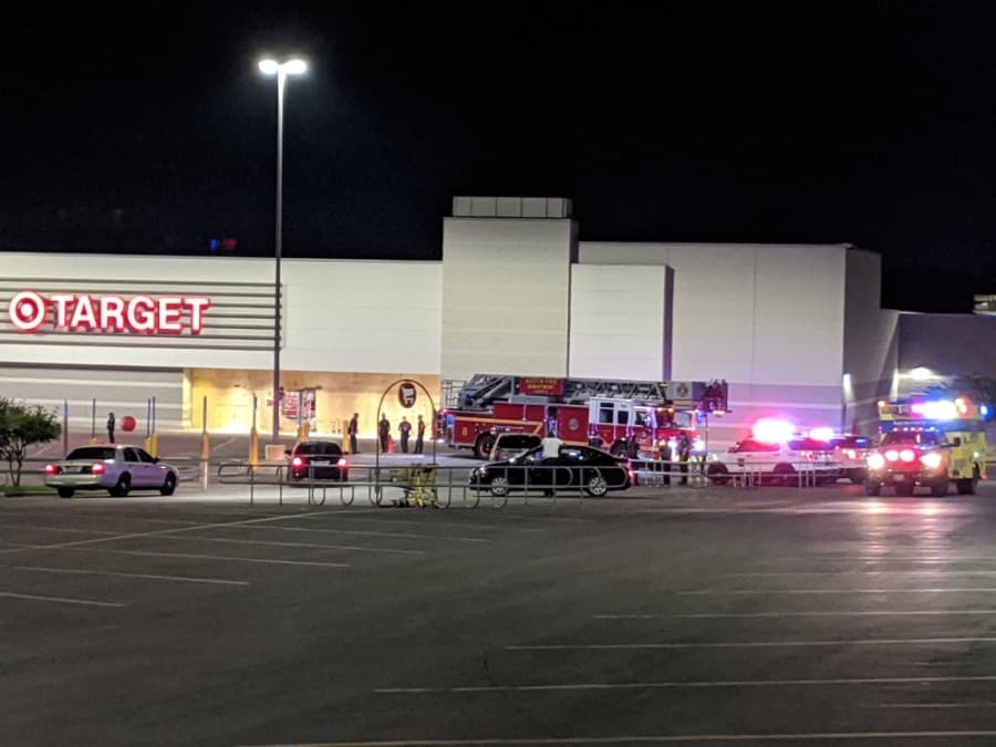 Police responded May 31 to a looting at a Target in North Central Austin. (Iain Oldman/Community impact Newspaper) 