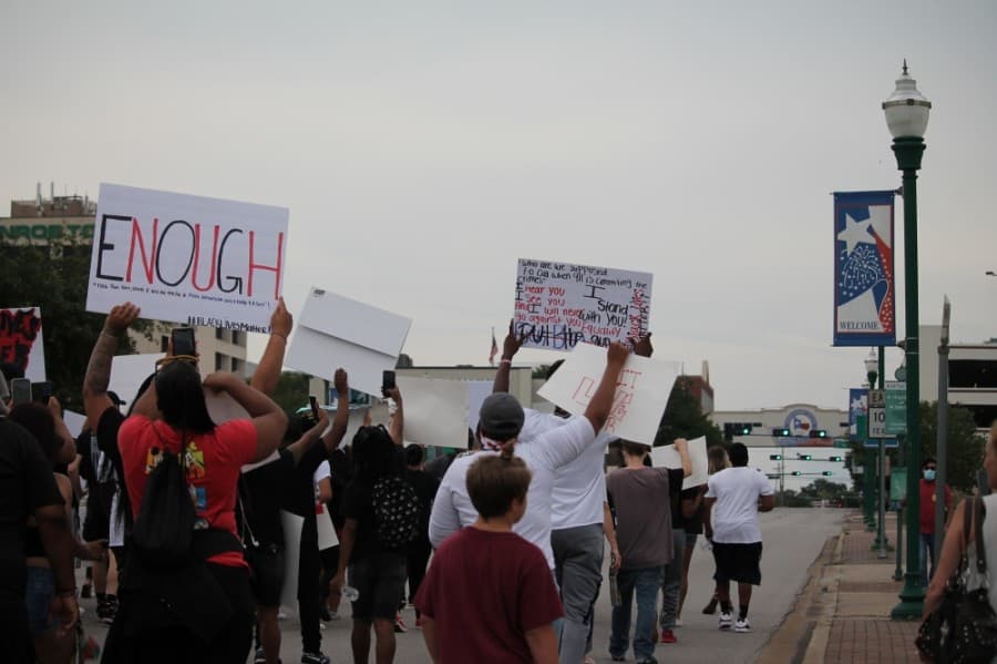 Conroe protests