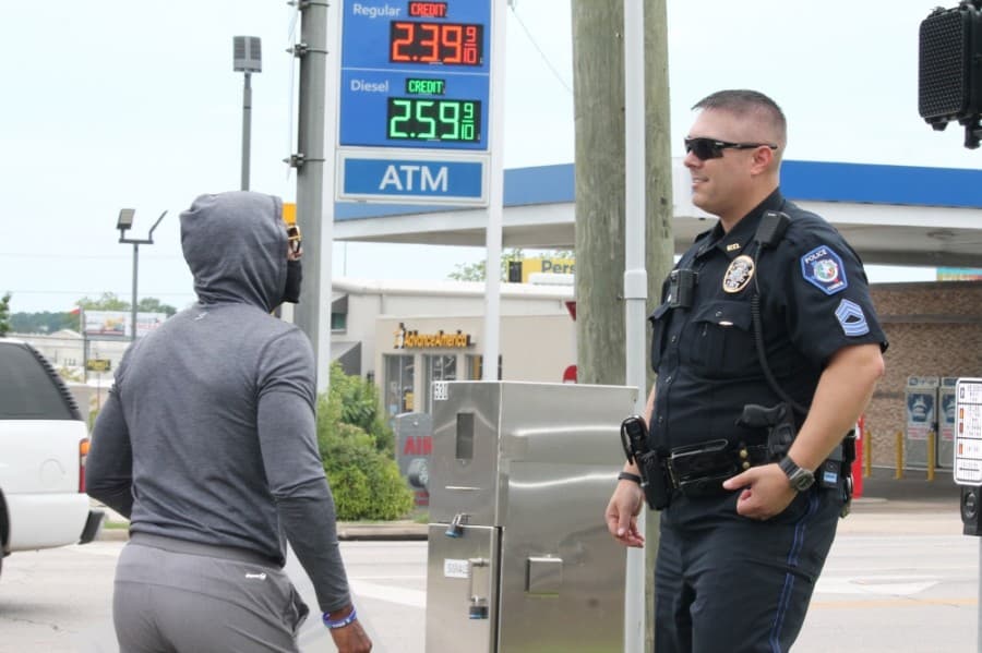 Conroe protests