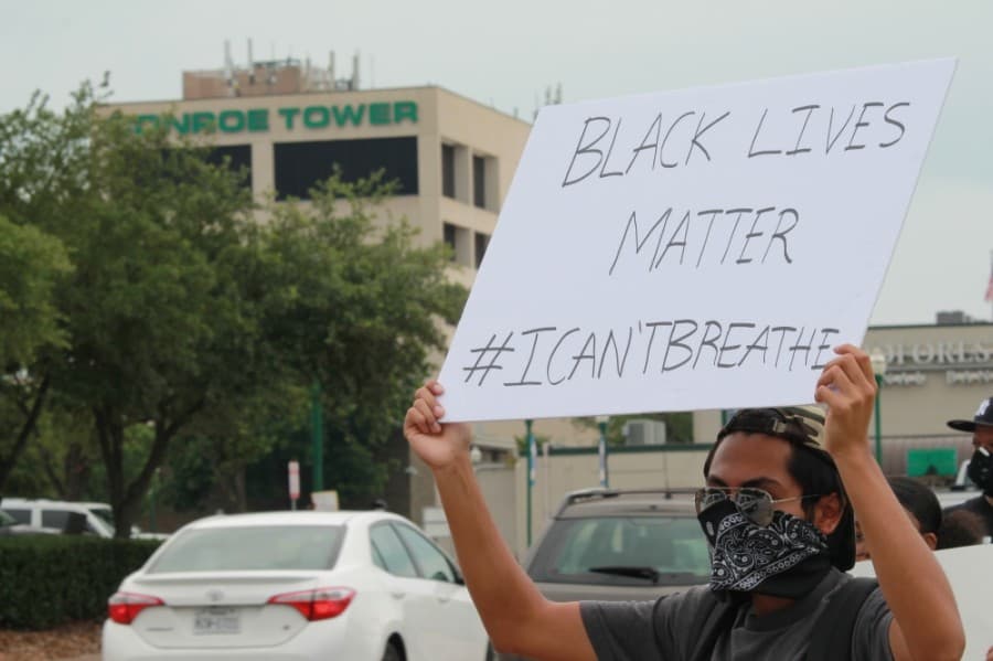 Conroe protest