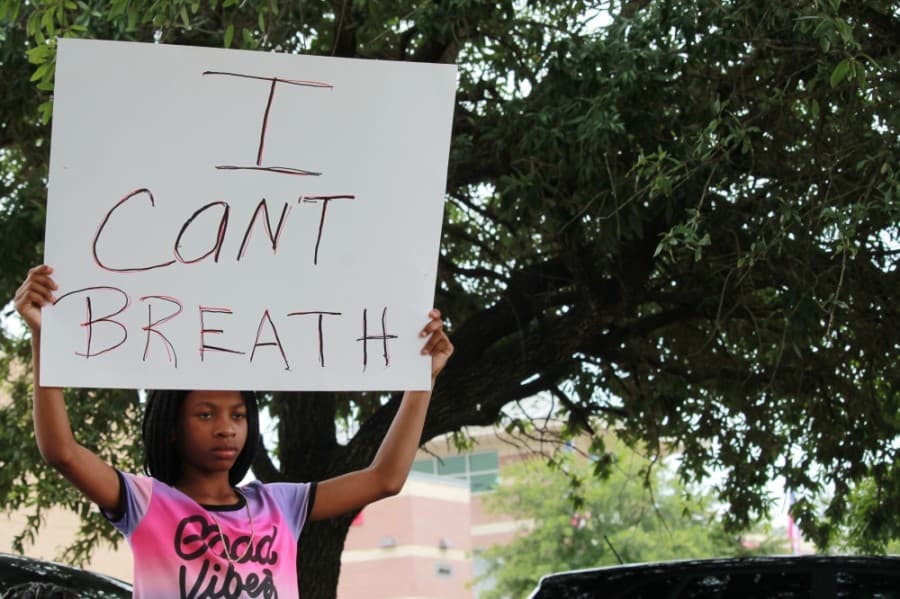 Conroe protest