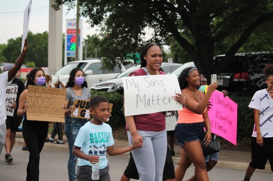 Conroe protest