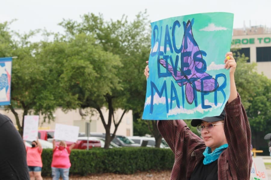 Conroe protest