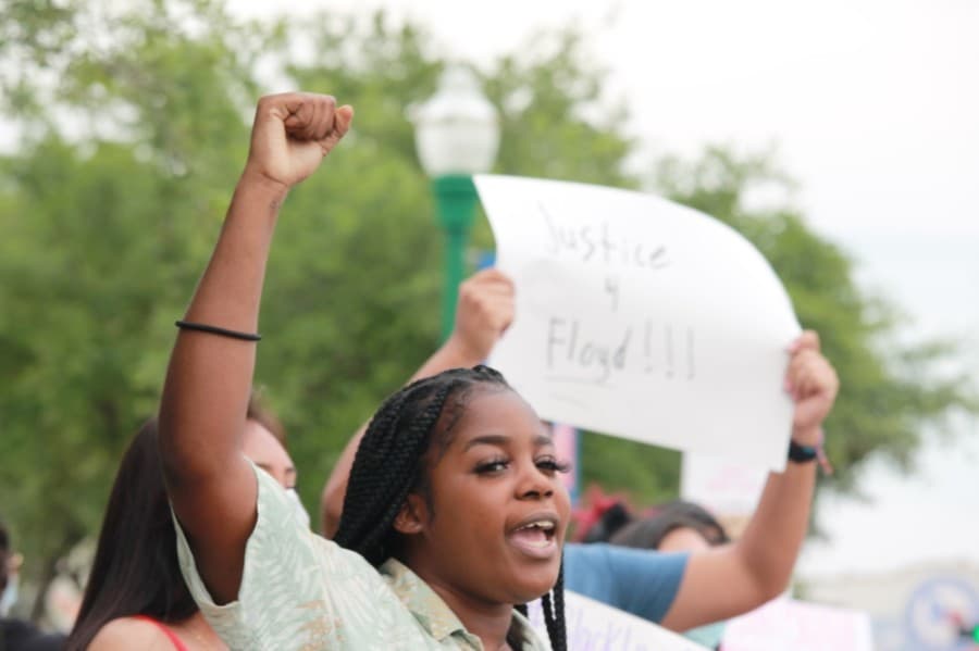 Conroe protest