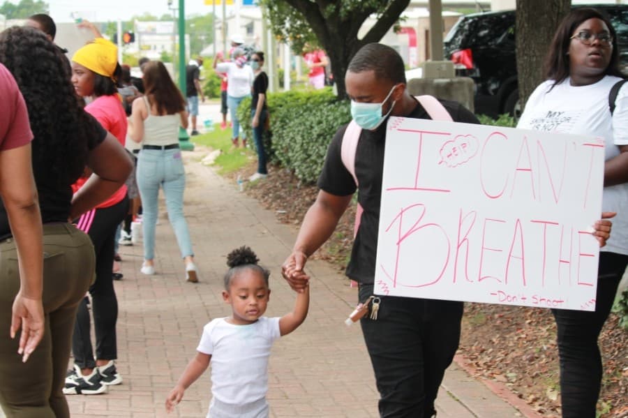 Conroe protest