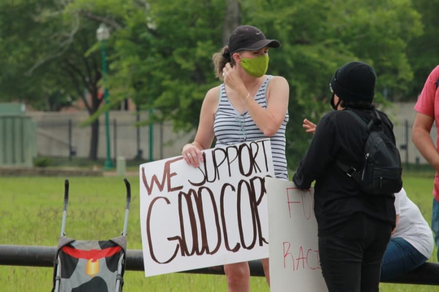 Conroe protest