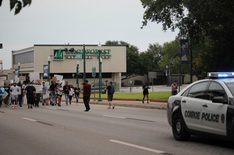 Conroe protest