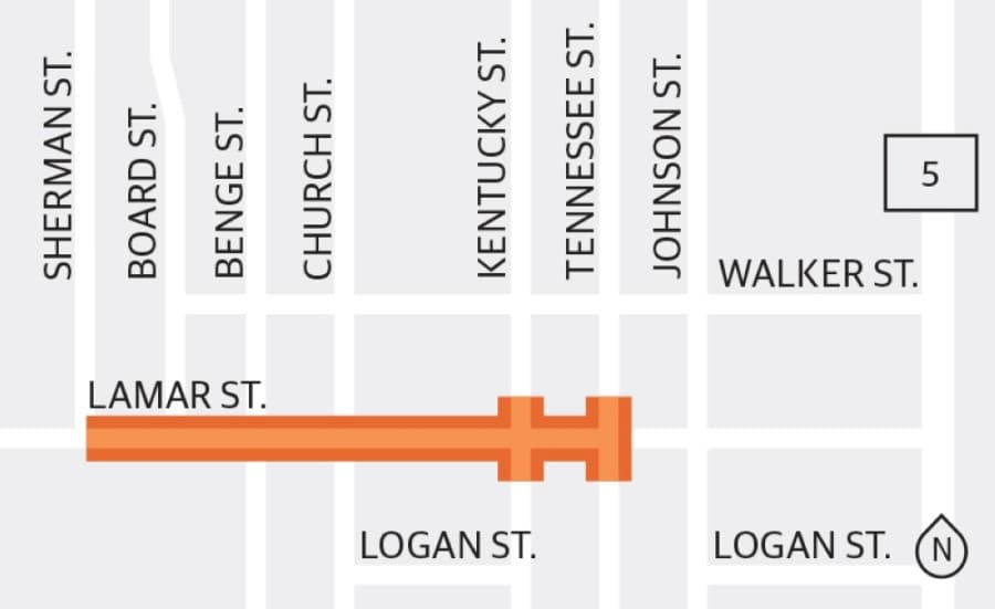 McKinney transportation project: Lamar Street improvements
