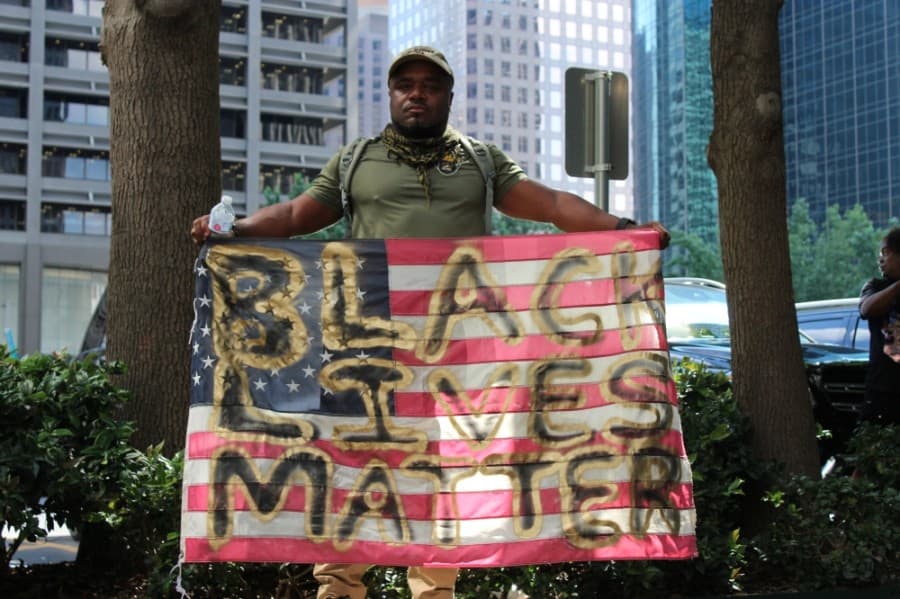 PHOTOS: Scenes from the downtown Houston march for George Floyd