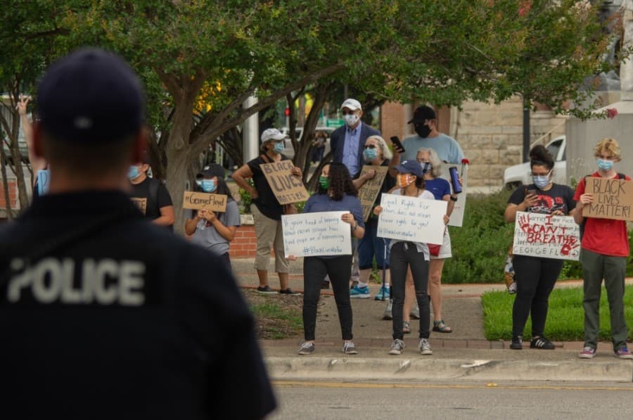 PHOTOS: New Braunfels residents protest June 2 over the death of George Floyd