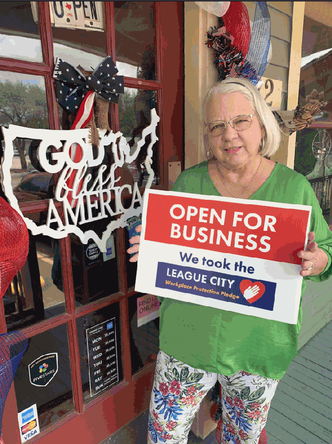 Annette's Emporium is one of about 60 League City businesses that took the city's pledge. (Courtesy city of League City)