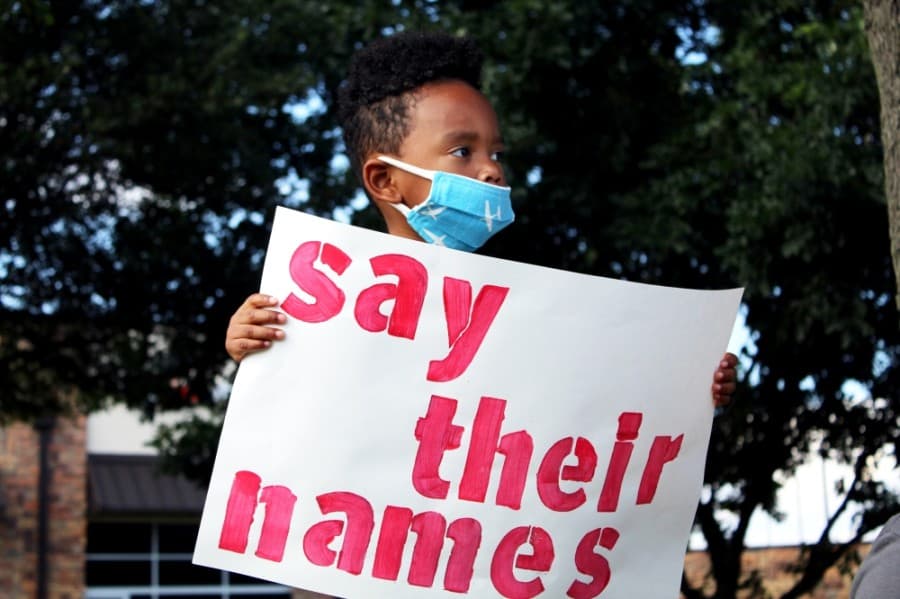 Photos: North Fort Worth residents protest police brutality