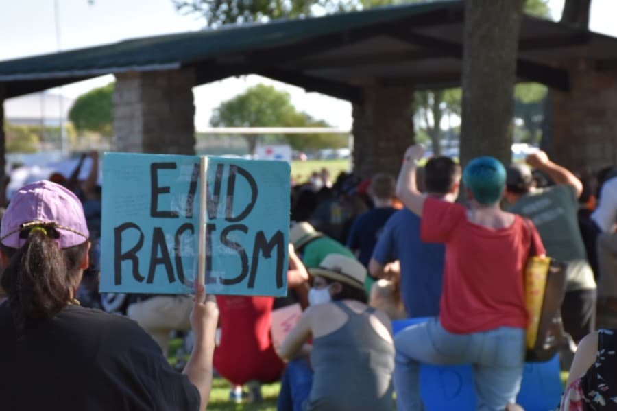 Richardson youth organize peaceful demonstration to protest police brutality, racial inequality