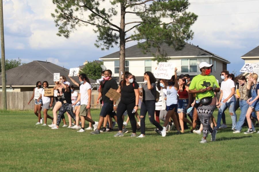 PHOTOS: Scenes from the Katy for Black Lives Matter Protest