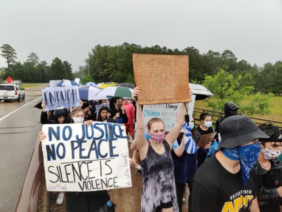 Protestors, police in The Woodlands area speak out after George Floyd’s death grips nation in June