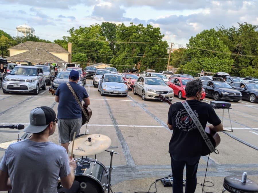 Each CarBaret event includes a live band. (Courtesy Reid Robinson)